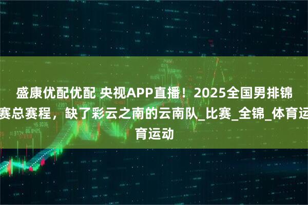 盛康优配优配 央视APP直播！2025全国男排锦标赛总赛程，缺了彩云之南的云南队_比赛_全锦_体育运动