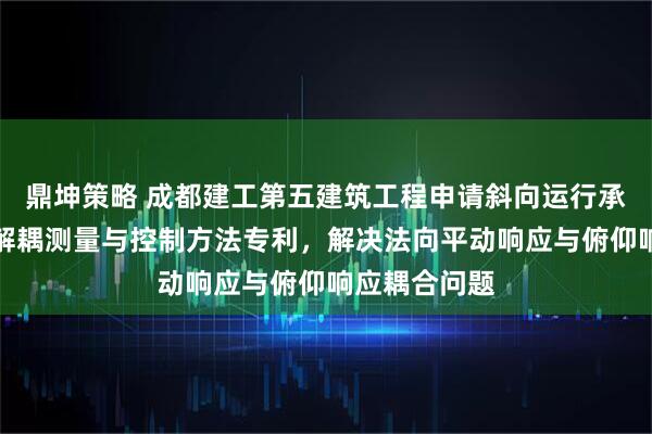 鼎坤策略 成都建工第五建筑工程申请斜向运行承载单元位姿解耦测量与控制方法专利，解决法向平动响应与俯仰响应耦合问题